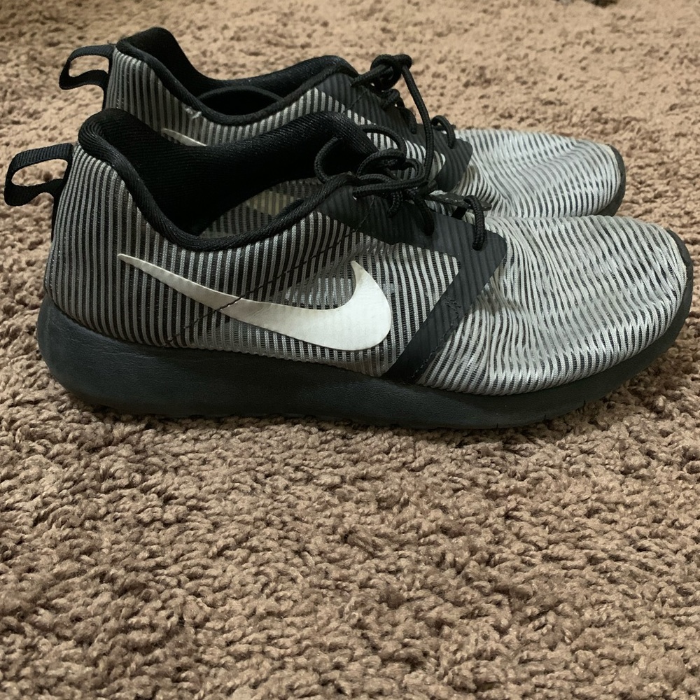 Black and gray Nike’s